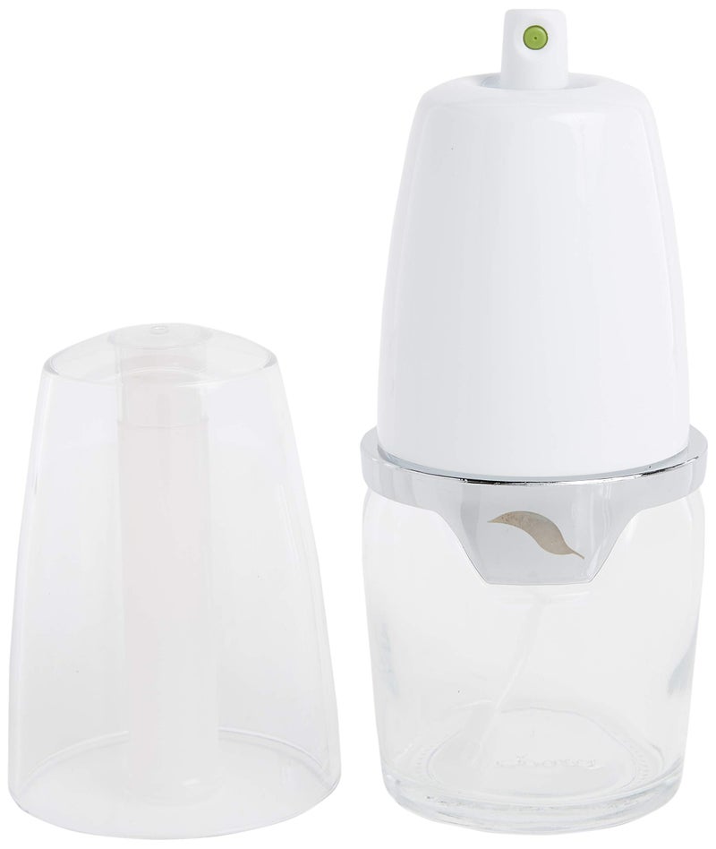 Prepara Deluxe Oil Mister, Chrome Band, White/Chrome - Image 2